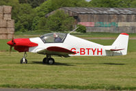 G-BTYH @ EGBR - Pottier P-80S at The Real Aeroplane Club's Jolly June Jaunt, Breighton Airfield, 2013. - by Malcolm Clarke