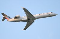 F-GRZO @ LFRB - Canadair CL-600-2C10 Regional Jet CRJ-700 , Take off rwy 07R, Brest-Bretagne Airport (LFRB-BES) - by Yves-Q