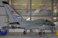 ZH590 @ EGSU - Eurofighter EF-2000 Typhoon T1. In the Preparation Area, AirSpace hangar, Imperial War Museum Duxford, July 2013. - by Malcolm Clarke