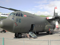 8T-CC @ EGQL - Another view of the C-130K Hercules, callsign Bull 01, of the Austrian Air Force on display at the 2003 RAF Leuchars Airshow. - by Peter Nicholson