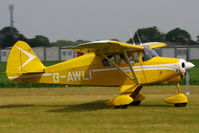 G-AWLI @ EGBR - at the Real Aeroplane Club's Wings & Wheels fly-in, Breighton - by Chris Hall