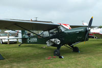 G-AHHH @ EGBR - at the Real Aeroplane Club's Wings & Wheels fly-in, Breighton - by Chris Hall