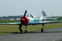 G-TYAK @ EGBR - at the Real Aeroplane Club's Wings & Wheels fly-in, Breighton - by Chris Hall