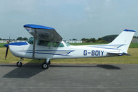 G-BOIY @ EGBR - at the Real Aeroplane Club's Wings & Wheels fly-in, Breighton - by Chris Hall