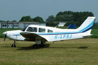 G-LFSJ @ EGBR - at the Real Aeroplane Club's Wings & Wheels fly-in, Breighton - by Chris Hall