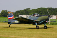 G-BSXD @ EGBR - at the Real Aeroplane Club's Wings & Wheels fly-in, Breighton - by Chris Hall