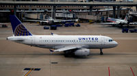 N828UA @ KDFW - Taxi DFW - by Ronald Barker
