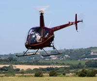 G-LINS @ EGFP - Visiting Beta helicopter operated by Heli-Air Wales. - by Roger Winser