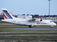 F-GPYM @ LFMT - Landing rwy 13 - by Shunn311