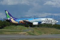 N705AS @ PANC - Alaska Airlines Boeing 737-400 - by Dietmar Schreiber - VAP