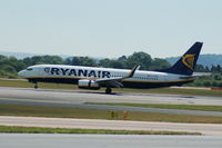 EI-DHF @ EGCC - Ryanair Boeing 737 EI-DHF Landing at Manchester Airport. - by David Burrell