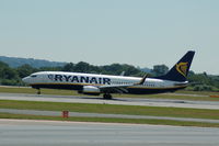 EI-DYA @ EGCC - Ryanair Boeing 737 EI-DYA Landing at Manchester Airport . - by David Burrell