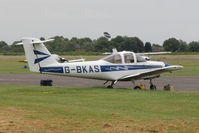 G-BKAS @ EGTC - Piper PA-38-112 Tomahawk. Cranfield Airport June 2013, - by Malcolm Clarke