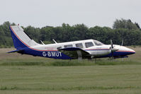 G-BMUT @ EGTC - Piper PA-34-200T Senaca II. Cranfield Airport, June 2013, - by Malcolm Clarke