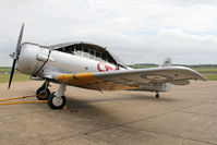 G-BTXI @ EGSU - Noorduyn AT-16 Harvard IIB at The Imperial War Museum, Duxford, July 2013. - by Malcolm Clarke