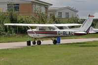 G-BLAC @ EGTC - Reims FA152 Aerobat, Cranfield Airport, June 2013. - by Malcolm Clarke