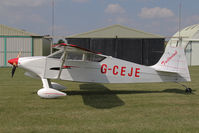 G-CEJE @ X5FB - Wittman W-10 Tailwind. Fishburn Airfield, July 2013. - by Malcolm Clarke