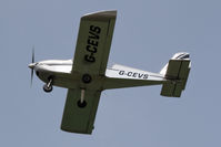 G-CEVS @ EGBR - Cosmik EV-97 Teameurostar  at The Real Aeroplane Company's Wings & Wheels Fly-In, Breighton Airfield, July 2013. - by Malcolm Clarke