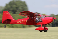 G-LESZ @ EGBR - La SKYSTAR KITFOX MK5 at The Real Aeroplane Company's Wings & Wheels Fly-In, Breighton Airfield, July 2013. - by Malcolm Clarke
