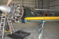 N712Z @ KCMA - CAF restoration hangar at Camarillo - by Terry Fletcher