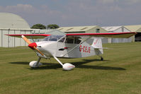 G-CEJE @ X5FB - Wittman W-10 Tailwind, Fishburn Airfield, July 2013. - by Malcolm Clarke