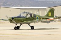 N68TL @ KCMA - At Camarillo Airport , California  - ex Swedish AF 61018 - by Terry Fletcher