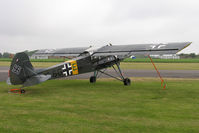 G-BZOB @ EGBR - Slepcev Storch at The Real Aeroplane Company's Wings & Wheels Fly-In, Breighton Airfield, July 2013. - by Malcolm Clarke