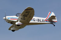 G-BLXI @ EGBR - Scintex CP-1310-C3 Super Emeraude at The Real Aeroplane Company's Wings & Wheels Fly-In, Breighton Airfield, July 2013. - by Malcolm Clarke