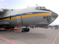 76413 @ EGQL - Ukrainian Air Force Il-76MD on display at the 2003 RAF Leuchars Airshow. - by Peter Nicholson