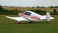 G-BYCS @ EGTH - 1. G-BYCS visiting Shuttleworth (Old Warden) Aerodrome. - by Eric.Fishwick