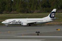 N762AS @ PANC - Alaska Airlines Boeing 737-400 - by Dietmar Schreiber - VAP