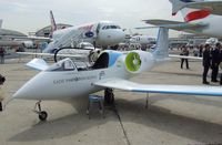 F-WATT @ LFPB - EADS E-Fan (with 2 electric motors, first flight later this year) at the Aerosalon 2013, Paris - by Ingo Warnecke