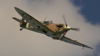 G-MKVB @ EGSU - 44. G-MKVB visiting Shuttleworth (Old Warden) Aerodrome for The Spitfire Society - by Eric.Fishwick