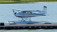 C-GYIX @ CYVR - Seair Seaplanes Cessna approaching the terminal dock on the Fraser River. - by M.L. Jacobs