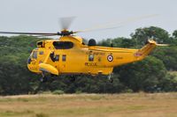 ZH544 @ EGFH - Visiting Sea King of 22 Squadron RAF departing Swansea Airport. - by Roger Winser