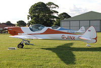 G-JINX @ X5FB - Silence Twister prior to a local late evening light display. Fishburn Airfield, July 2013. - by Malcolm Clarke