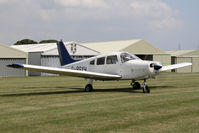 G-BGYH @ X5FB - Piper PA-28-161 Cherokee Warrior II, Fishburn Airfield, July 2013. - by Malcolm Clarke