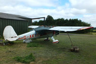 G-AKVP @ X3BX - at Charity Farm, Baxterley - by Chris Hall