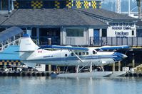C-FHAS @ CYVR - Harbour Air #312 docked at Fraser River terminal. - by M.L. Jacobs