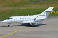 G-NLPA @ EDDK - Hangar 8 HS750 just arrived. - by FerryPNL