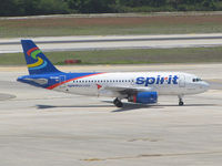 N534NK @ TPA - This 2008 Airbus 319-132 heads for runway 18R at Tampa Int'l Airport - by Ron Coates