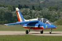 E152 @ LFMY - Dassault-Dornier Alpha Jet E, Patrouille de France, Salon De Provence Air Base 701 (LFMY) - by Yves-Q