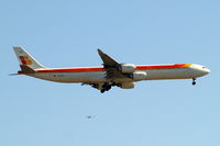 EC-KZI @ EGLL - Airbus A340-642 [1017] (Iberia) Home~G 23/07/2012. On approach 27L. - by Ray Barber