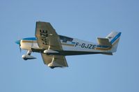 F-GJZE @ LFRB - Robin DR-400-120, Take off rwy 25L, Brest-Bretagne Airport (LFRB-BES) - by Yves-Q