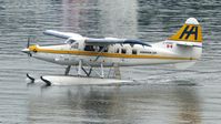 C-FODH @ CYHC - Harbour Air #307 taxiing to terminal in Coal Harbour, - by M.L. Jacobs