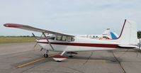 N6127B @ KAXN - Cessna 182A Skylane on the line. - by Kreg Anderson