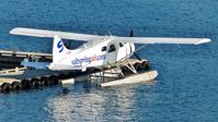 C-GHMI @ CYHC - SaltSpring Air Beaver preparing for departure in Coal Harbour. - by M.L. Jacobs