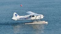 C-GHMI @ CYHC - SaltSpring Air Beaver taxiing to takeoff position in Coal Harbour. - by M.L. Jacobs