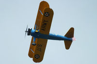 G-CCXA @ EGML - wing walking at Daymn's Hall Farm, Upminster, Essex - by Chris Hall