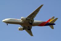 HL7739 @ EGLL - Boeing 777-28EER [29175] (Asiana Airlines) Home~G 24/07/2012. On approach 27R. - by Ray Barber